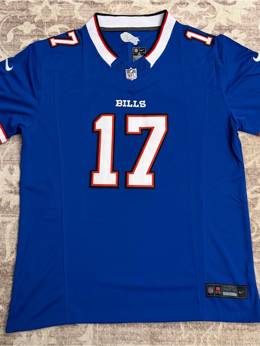 Nike Royal Blue Buffalo Bills Josh Allen  #17 Men's Jersey size XL
